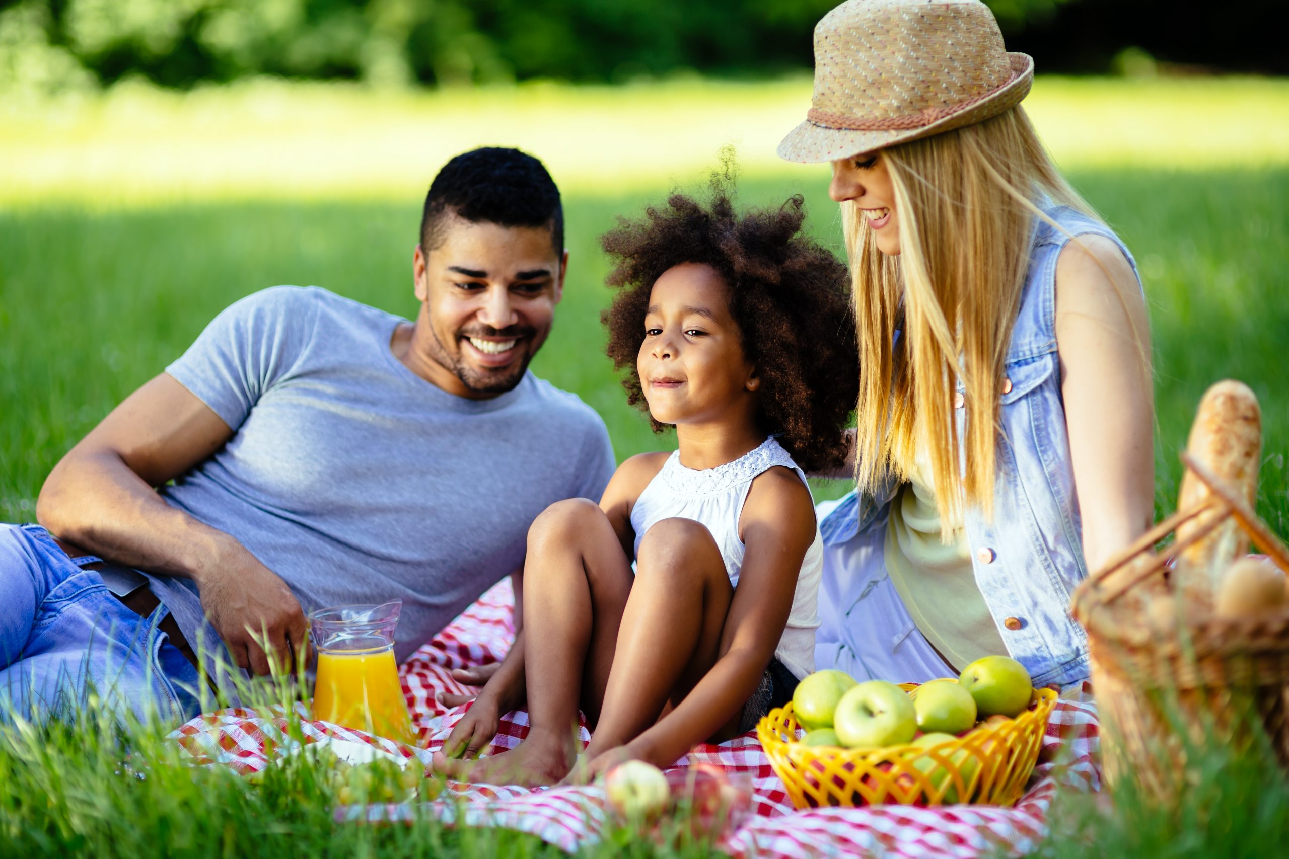 Family picnicking outdoors Family packages
