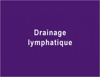 Drainage lymphatique