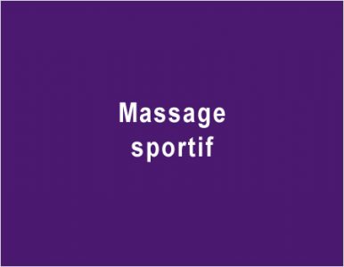 Sports massage