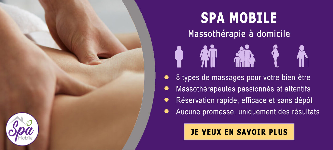8 types de massages Spa Mobile