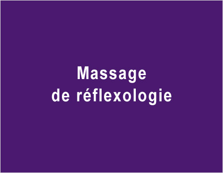 Massage de reflexologie