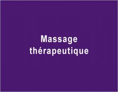 Therapeutic massage