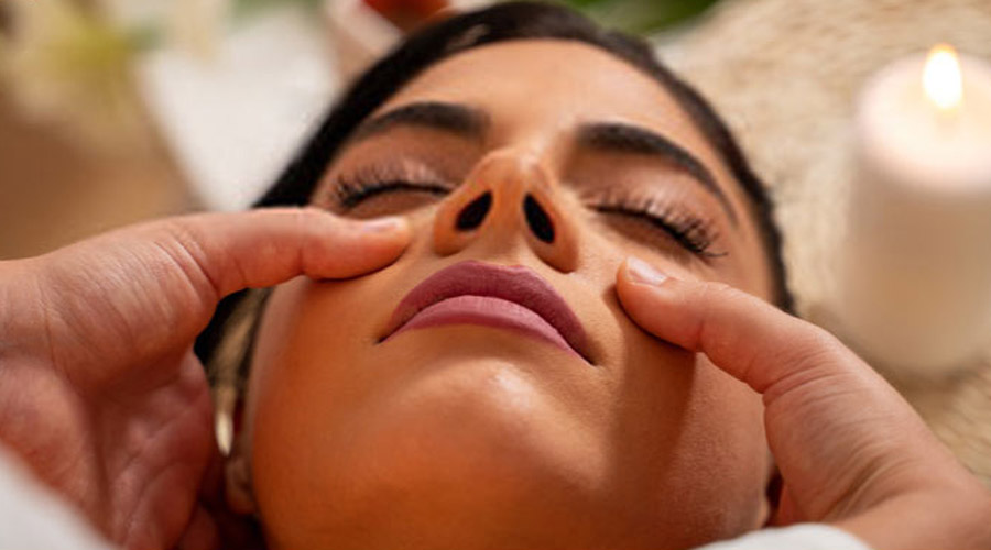 Sinusitis and facial massage