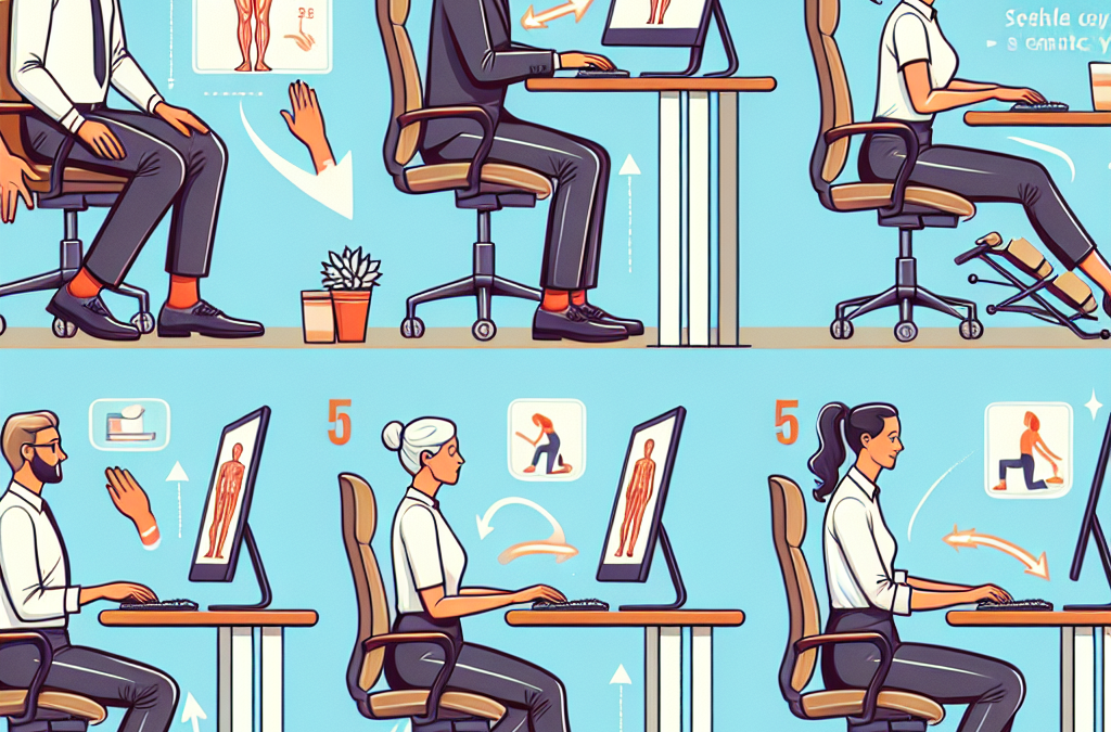 5 façons simples d’améliorer votre posture lorsque vous êtes assis à votre bureau